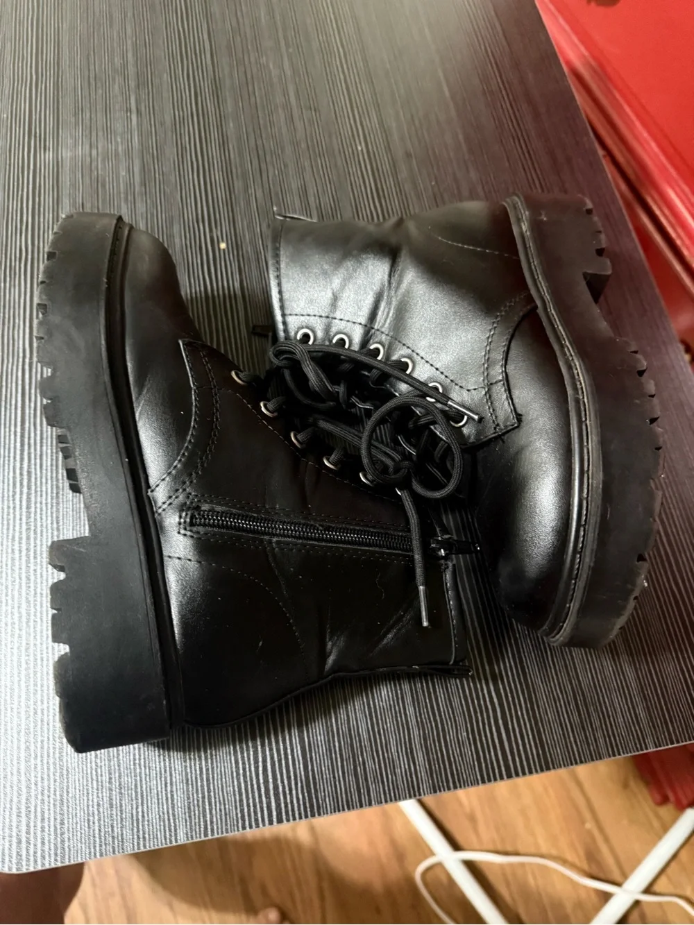 Doc marten style boots size 2